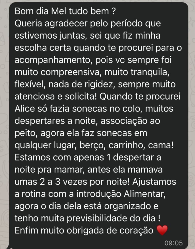Dani, mãe da Alice (começamos o acompanhamento com 4m e terminamos, ela tinha 6m)