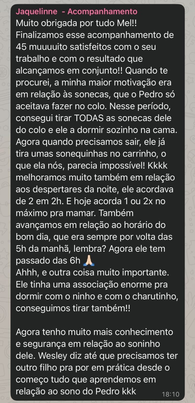 Jaque, mãe do Pedro (4m)